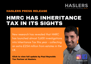 HMRC has inheritance tax in its sight says Haslers 