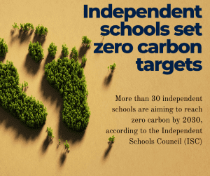 Independent schools set zero carbon targets
