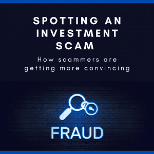 Spotting an investment scam