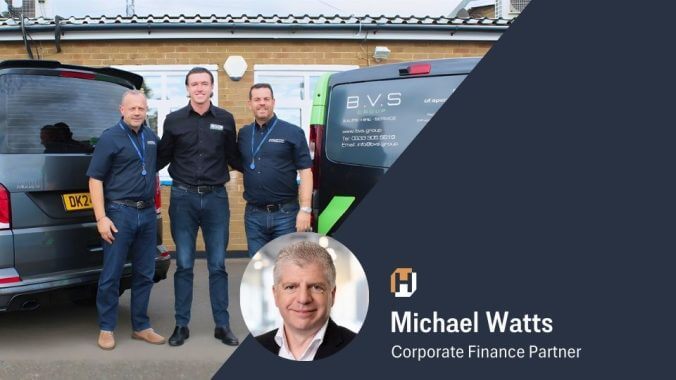 Business leaders from Stanford Coachworks and BVS join for a photograph